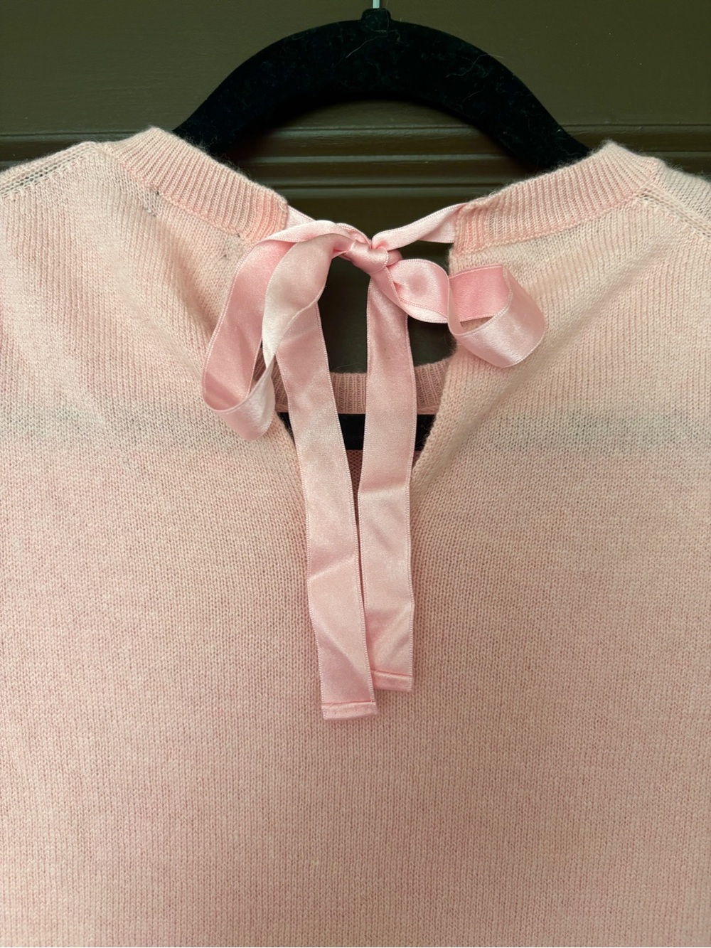 J Crew Pale Pink Sleeveless Lightweight Sweater Medium - Picture 4 of 6